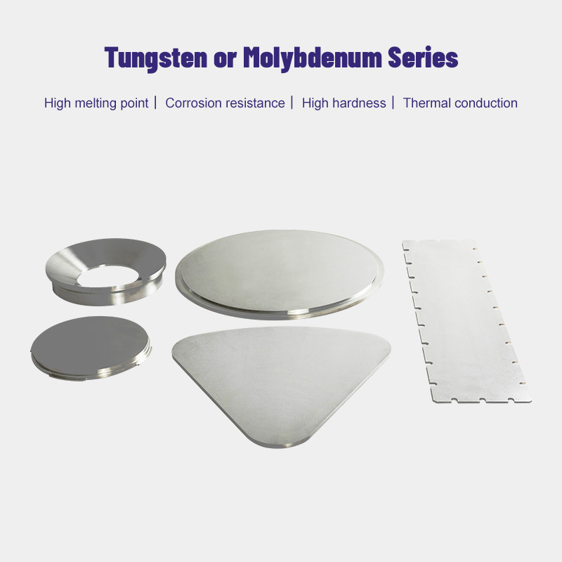 High Purity 99.95% Tungsten Sputtering Target Sandblasting