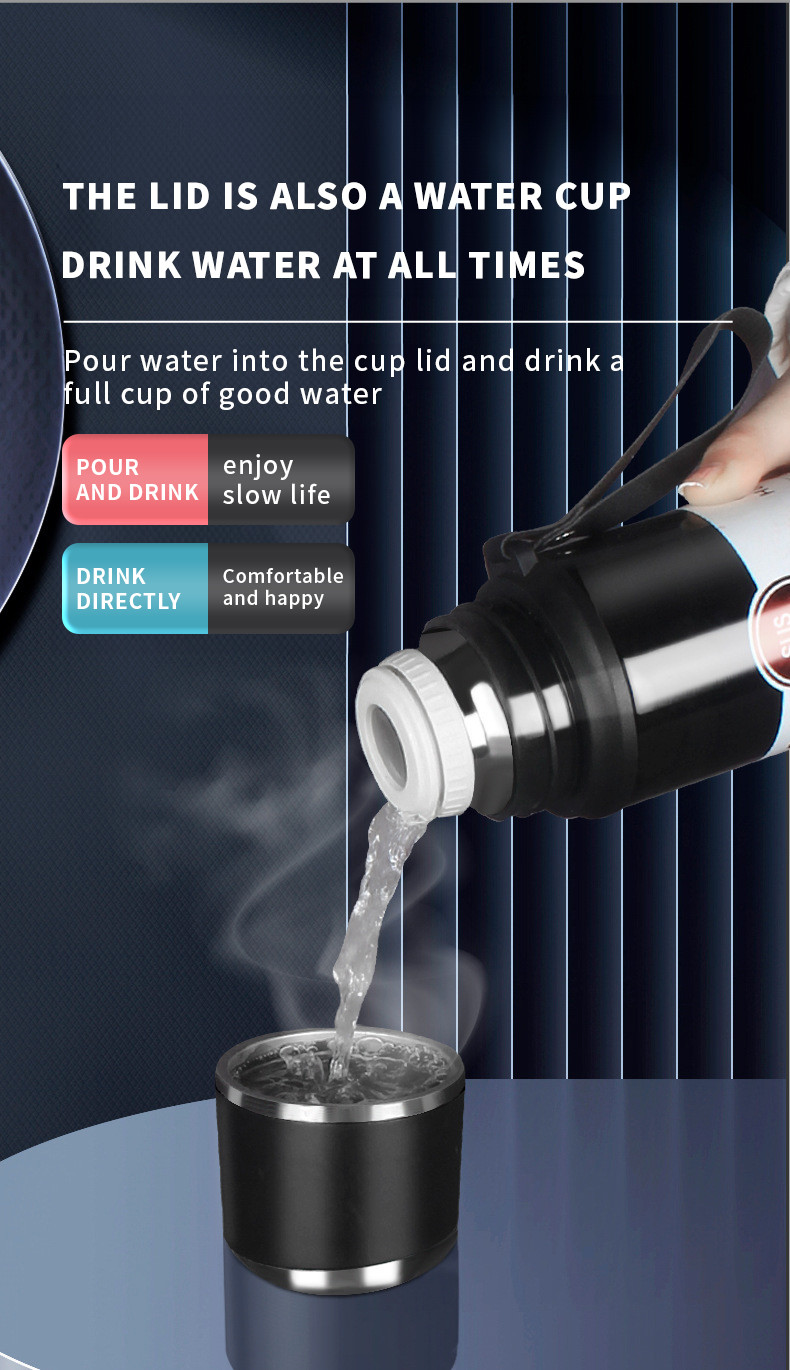 450ml Large Stainless Steel Insulated Water Bottle BPA Free