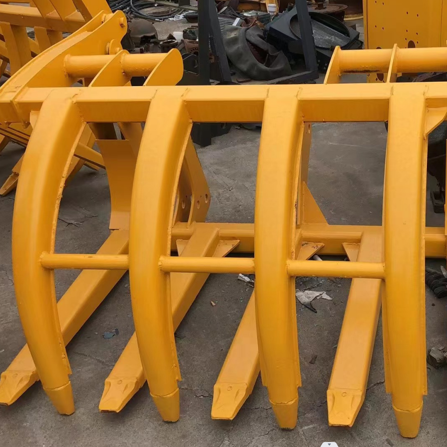 Wheel Loader Attachments Grass Grapple Grass Bucket for Improved Farming Experience