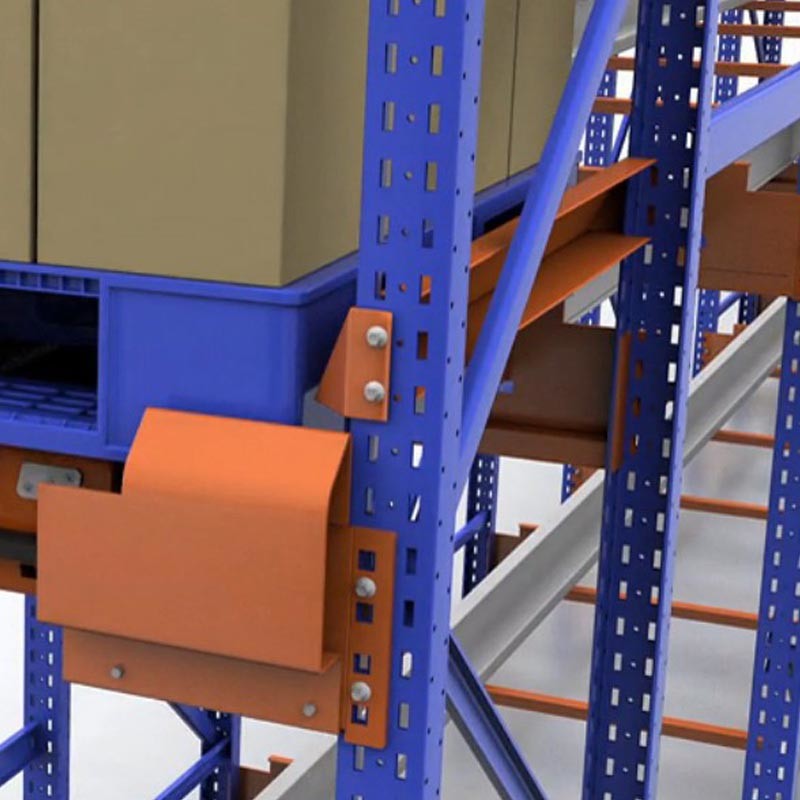 High Density Heavy Duty Radio Shuttle Pallet Racking Warehouse Space Management