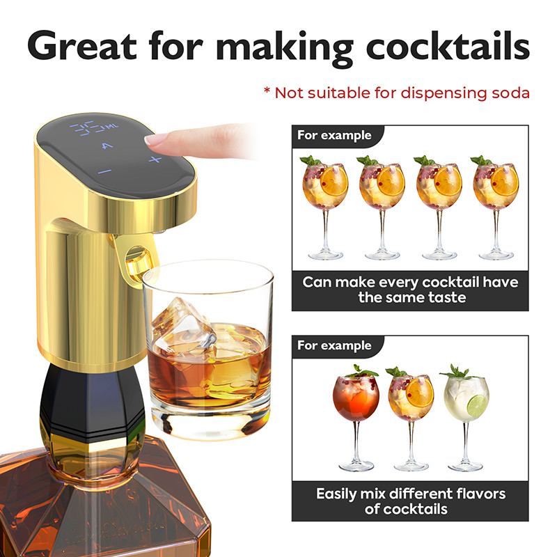 XHB-WP007 Automatic Wine Dispenser With Touch Screen And ABS In Black