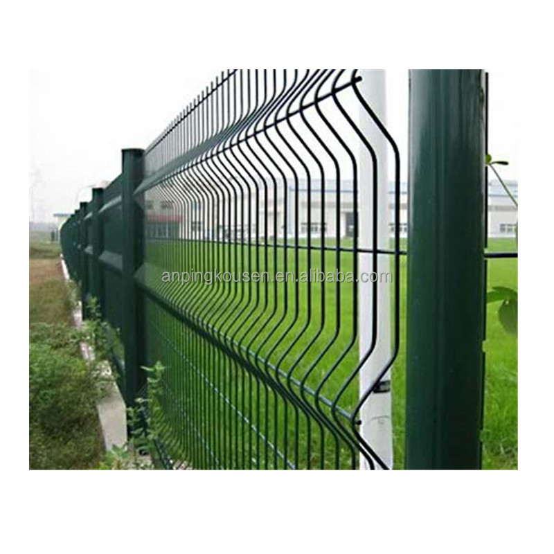 Metal Garden Fence Galvanized and Powder Coated 358 Security Fence Waterproof Fencing