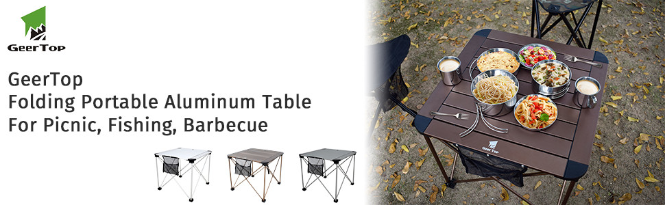 Ultralight 20.87*18.3in Outdoor Camping Accessories Table