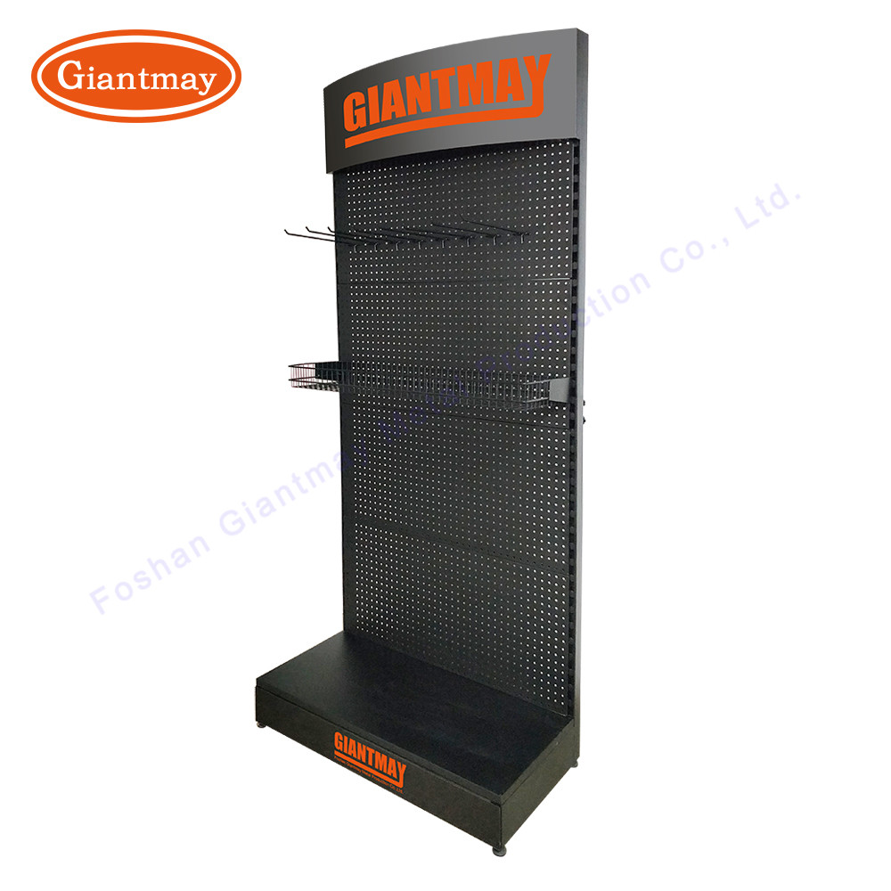 Large Peg Board Shelf Hardware Product Metal Hanging Display Racks