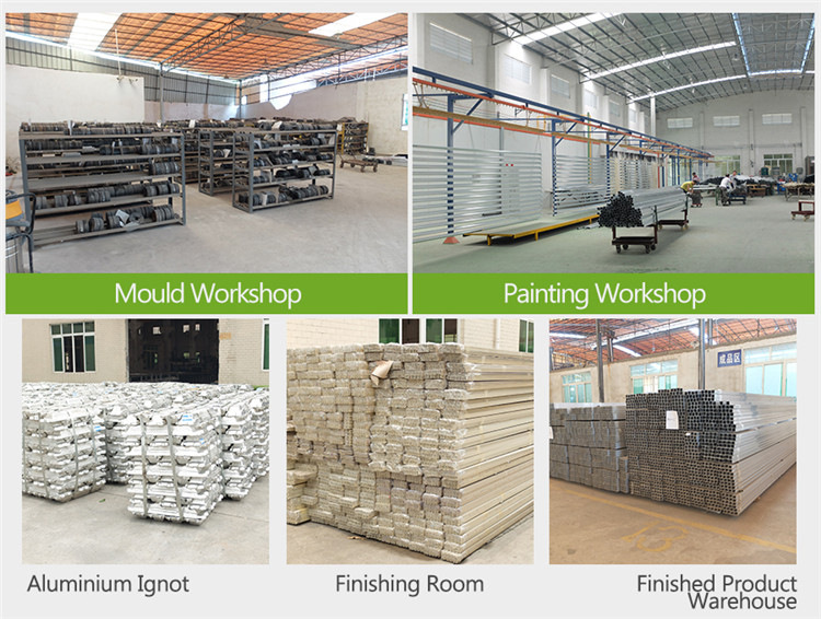 Modern Design Powder Coating Window and Door Aluminum Extrusion Profiles for Algeria