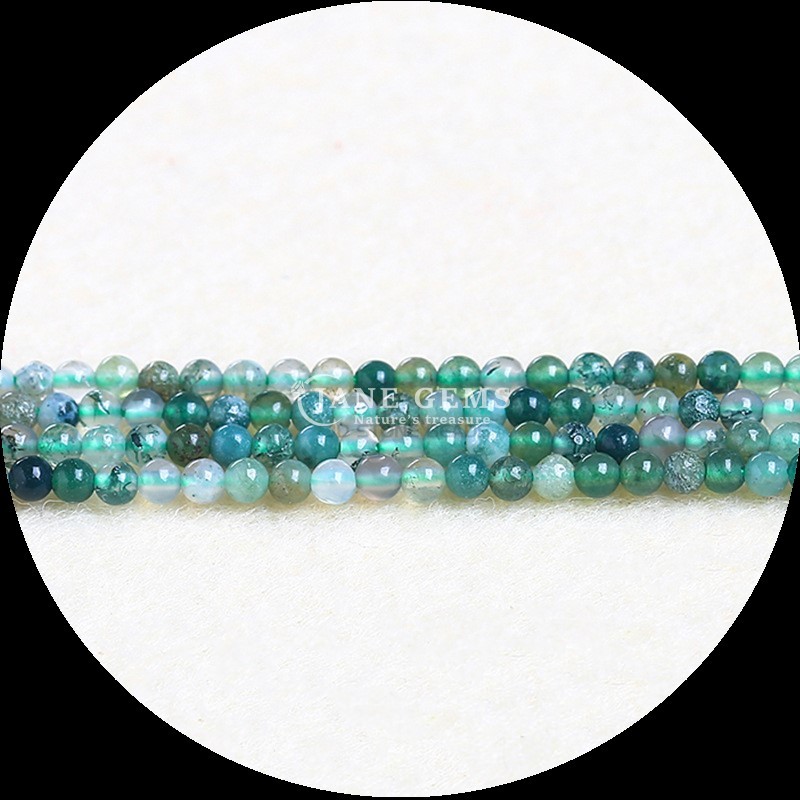 Natural Multi-color Gemstone Moonstone Red Jasper Loose Bead Strands for DIY Jewelry