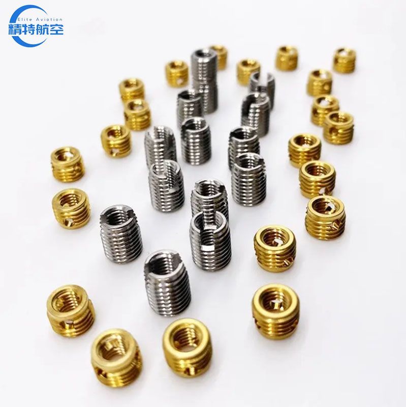 Metric Thread Sheath SS304 Metric 302 M2 M3 M4 Slotted Type Thread Repair Inset Self Tapping Thread Insert