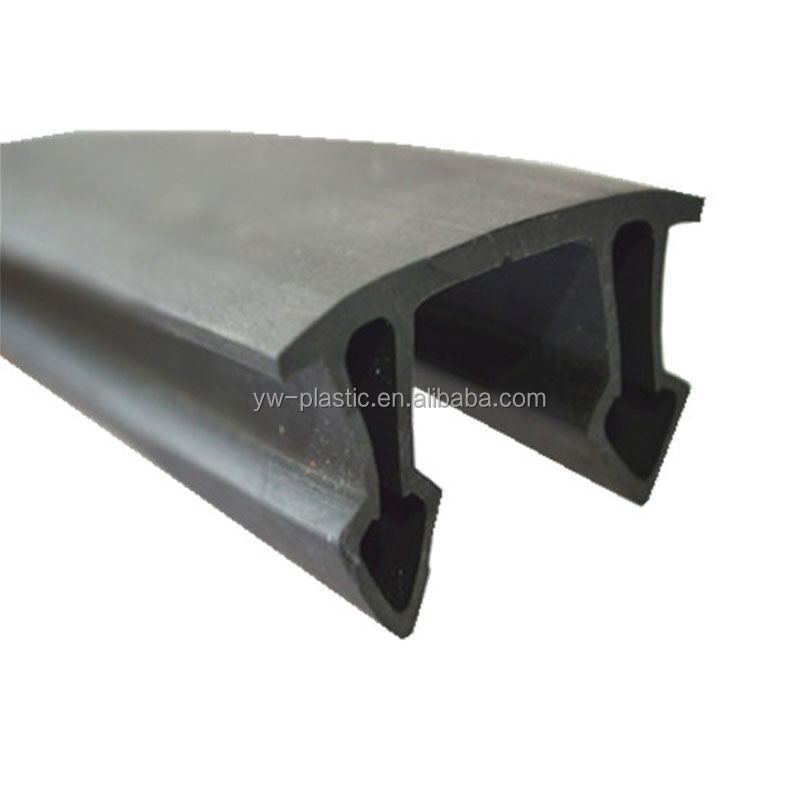 Extruded Processing Cold Room Door Rubber Seal in Black for High Humidity Areas