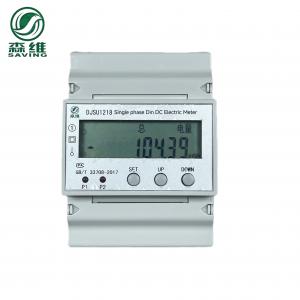 China Dc RS485 Prepaid Electronic Energy Meter Double Circuit Lcd Display on sale