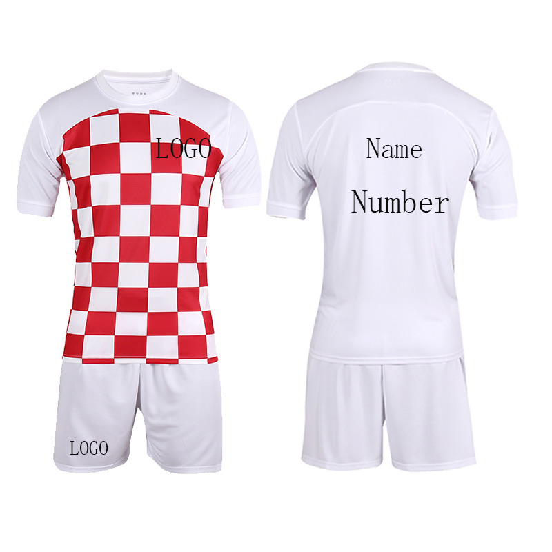 22 world cup home away soccer jersey Football ClubJersey Uniform customized logo club jersey 2022 player edition manchester utd