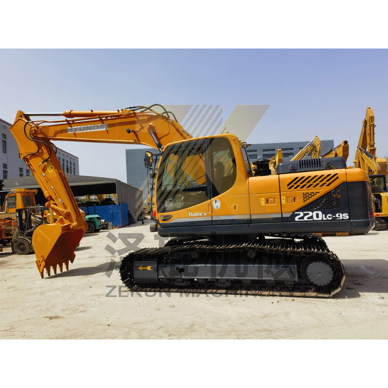 2019 Used Original Korea Hyundai 220 220-9 Digger With 22 Ton Operating Weight