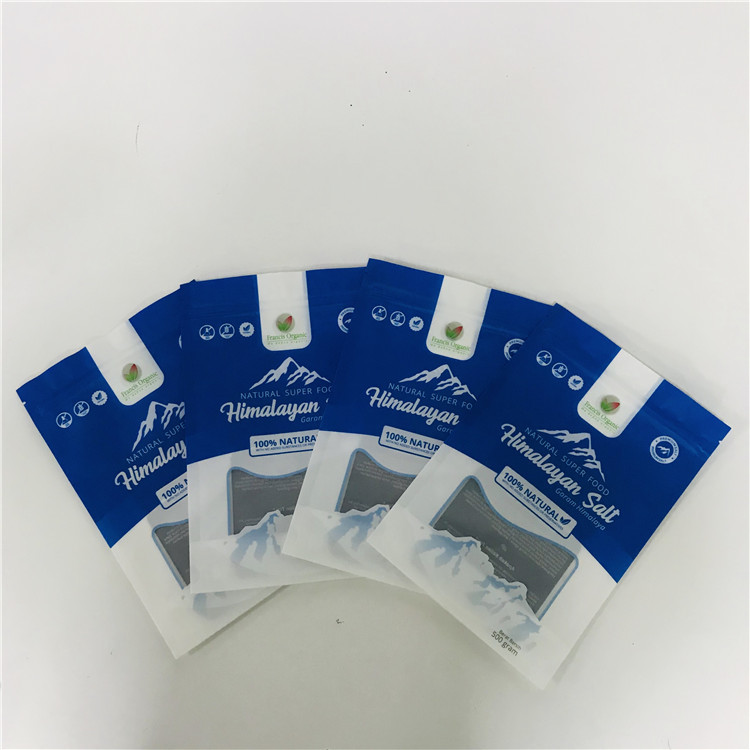 Digital Printing Platic Bags with Clear Window Stand up Packaging Bags