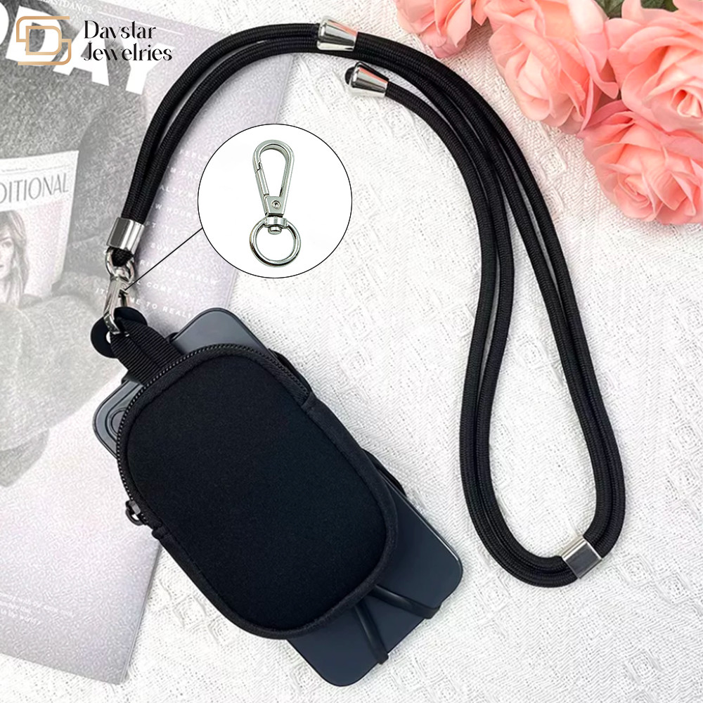 Metal Swivel Snap Hooks Lanyard Keychain Clip For Bag Charms Toy Pet Collar Buckle