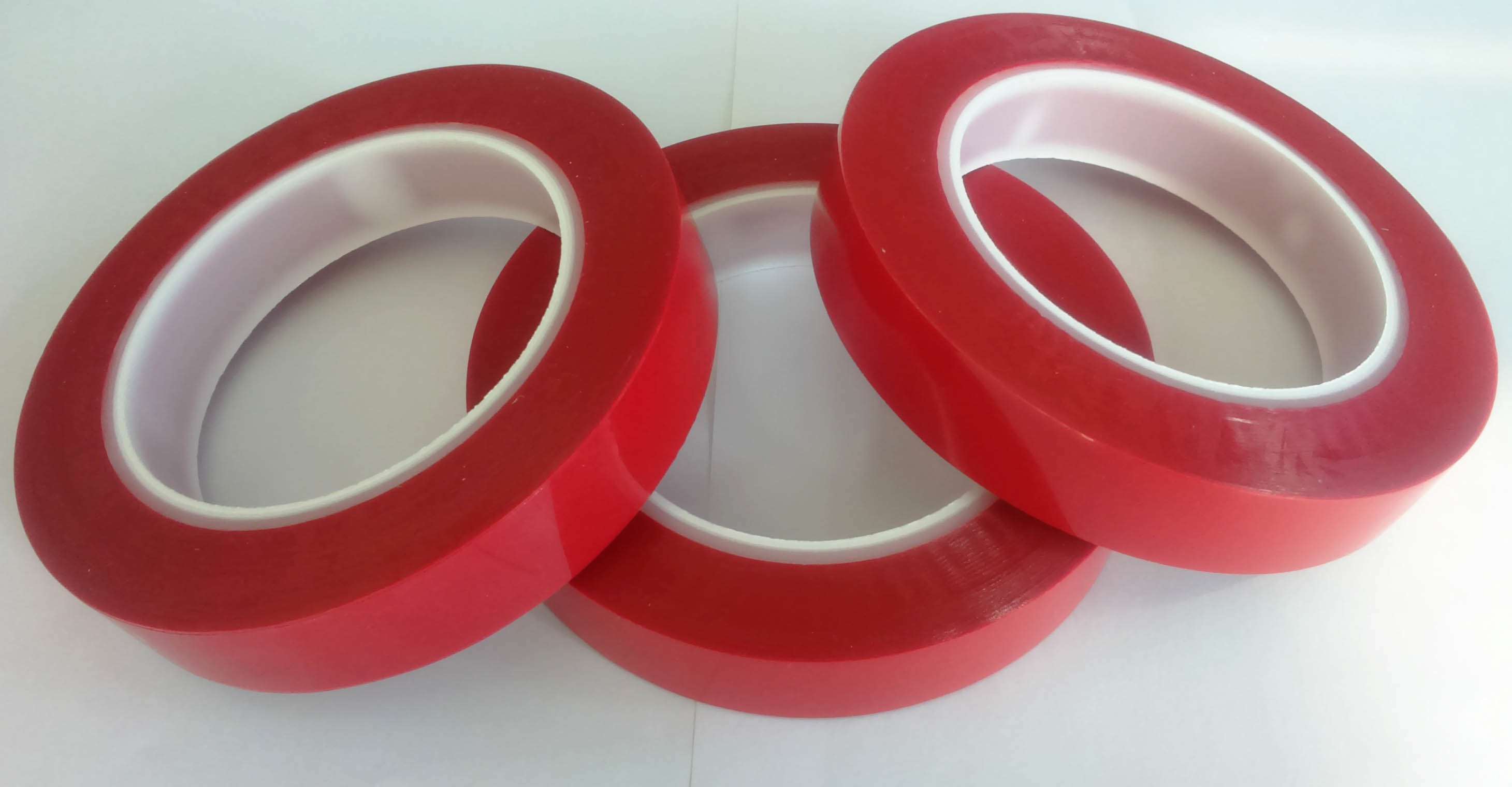 75um Thickness 55M Film Splicing Tape Red Base Material For Label Printing