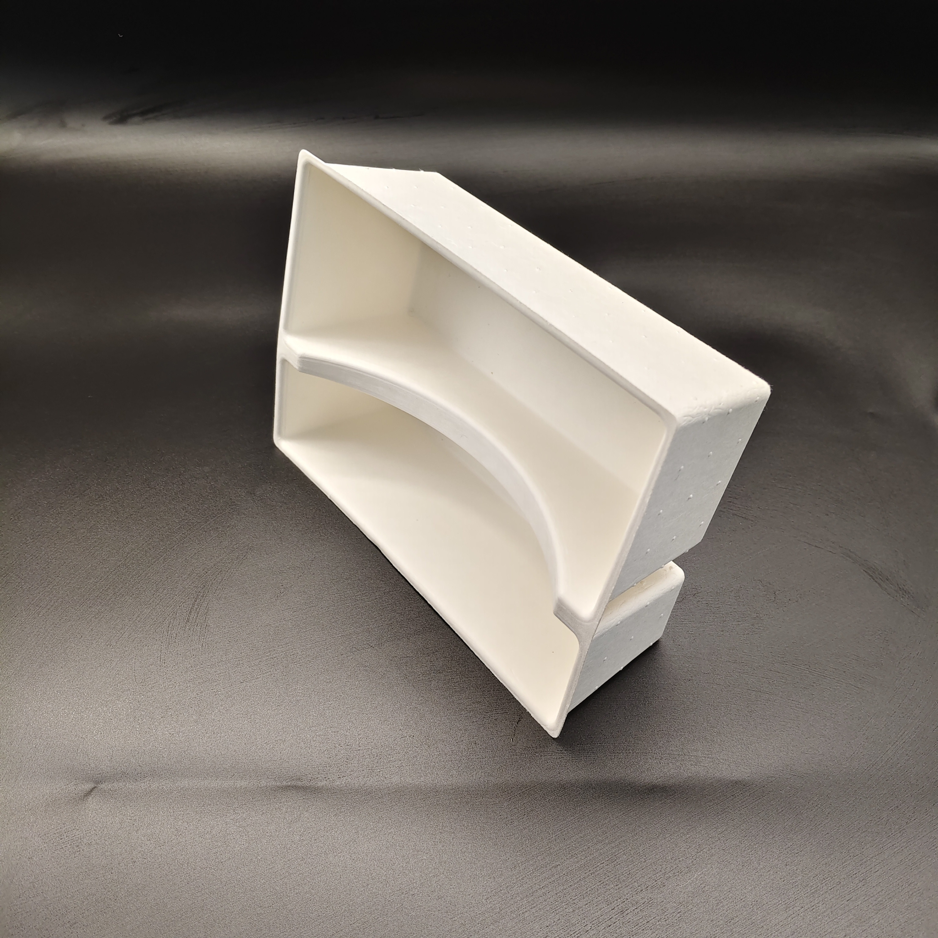 Factory-direct pulp molded eco-friendly white boxes made of plant fiber sugarcane pulp by wet pressing, suitable for electronic products, with