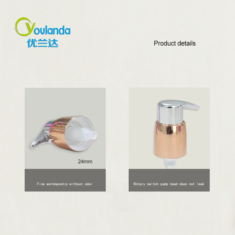 White 24mm Dispenser Lotion Pump Hand Pump Lotion Left Right Lock For Moisturizer