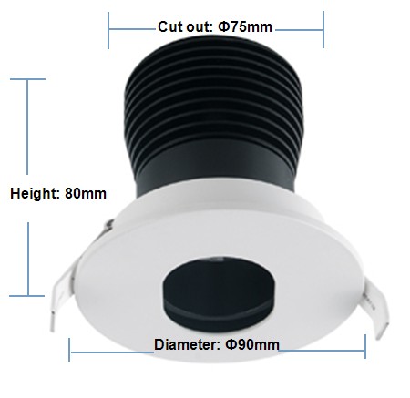 hotel ceiling decor wall washer COB LED spotlights 3w-15w