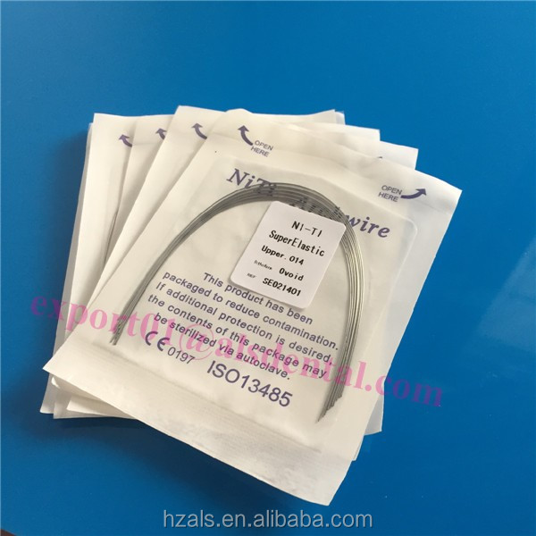 Reverse Curve Stainless Steel Wire for Lingual Bracket in Orthodontic Treatment