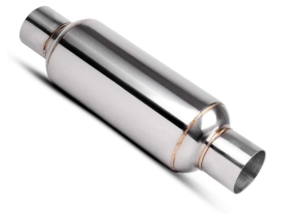 Universal 2.50" Off / Cen 409 Stainless Steel Exhaust Muffler