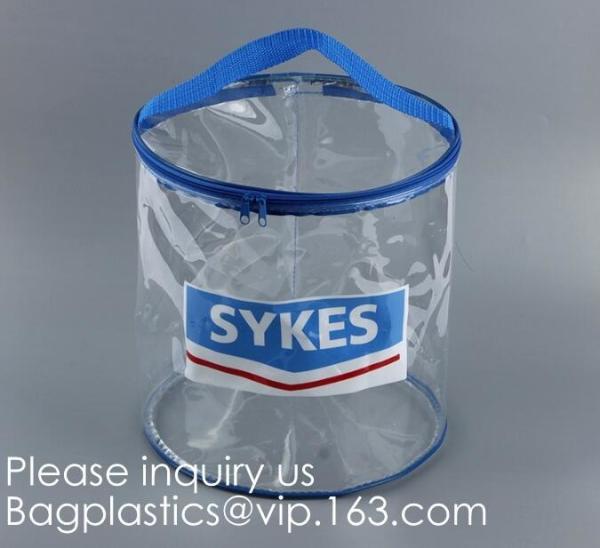 Crystal Clear Cosmetic Bag TSA Air Travel Toiletry Bag Set with Zipper Vinyl PVC