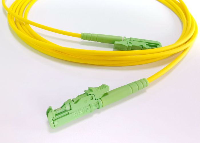 E2000 Fiber Single Core Fiber Optic Cable , Repeatable Sc Lc Patch Cable