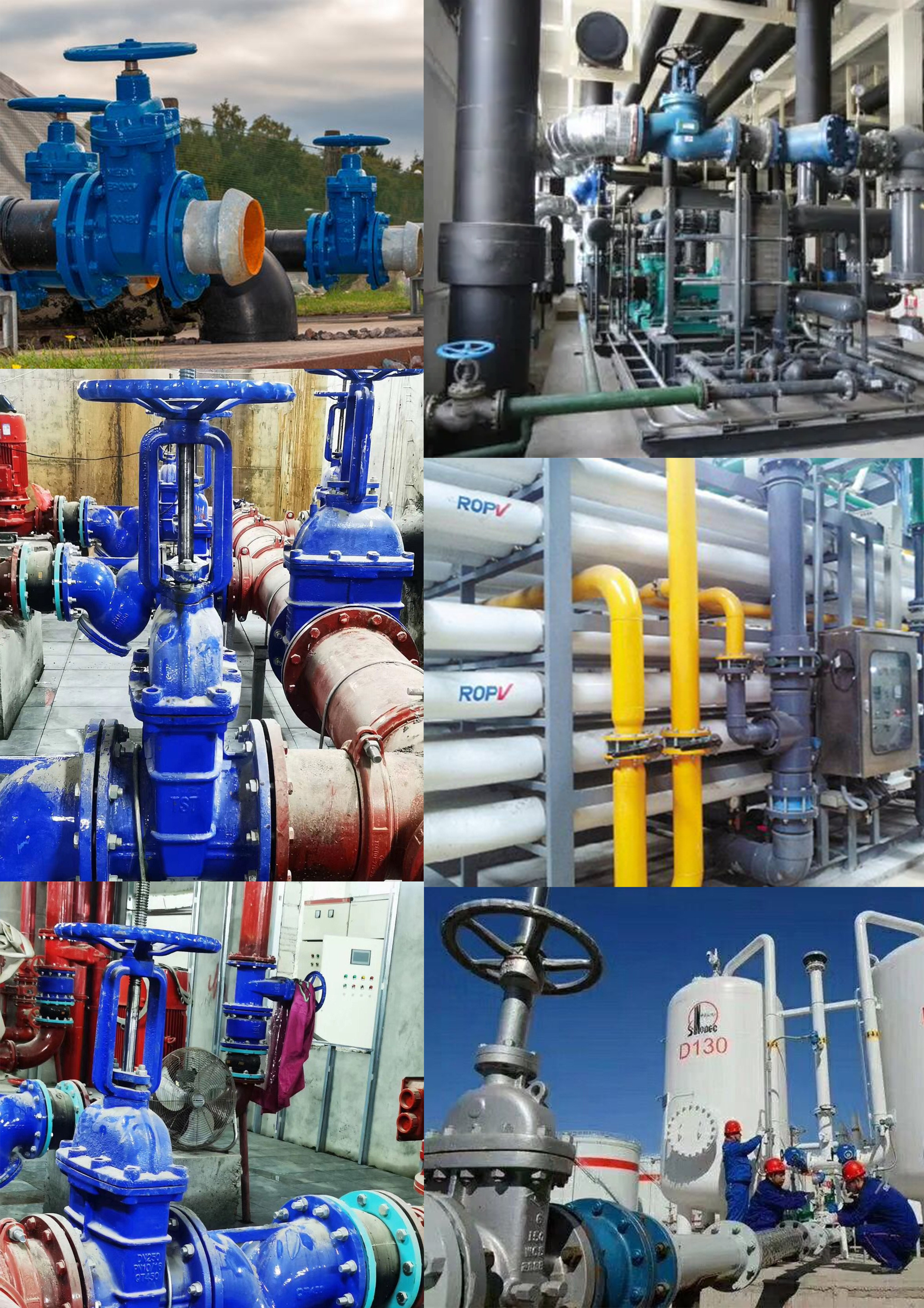 PN16 Rising Stem Soft Sealing Gate Valves ANSI 150LB 316 Stainless Steel Cast Iron