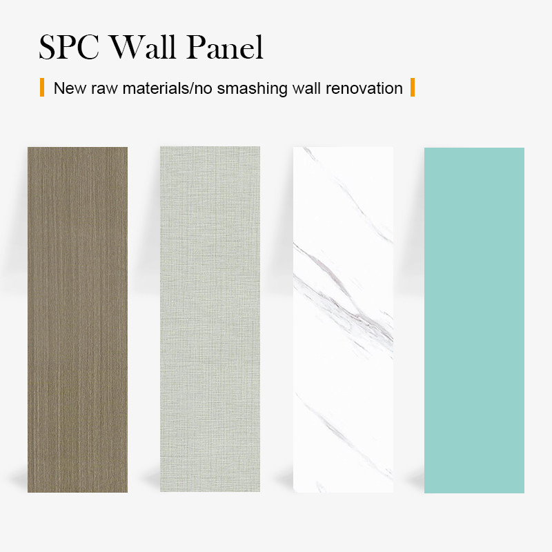 SPC Wall Panels Favourite 600*2440*4mm Waterproof And Moisture-Resistant Stone Plastic Composite Eco-Friendly Stone Plastic Composite Faux Tile Design