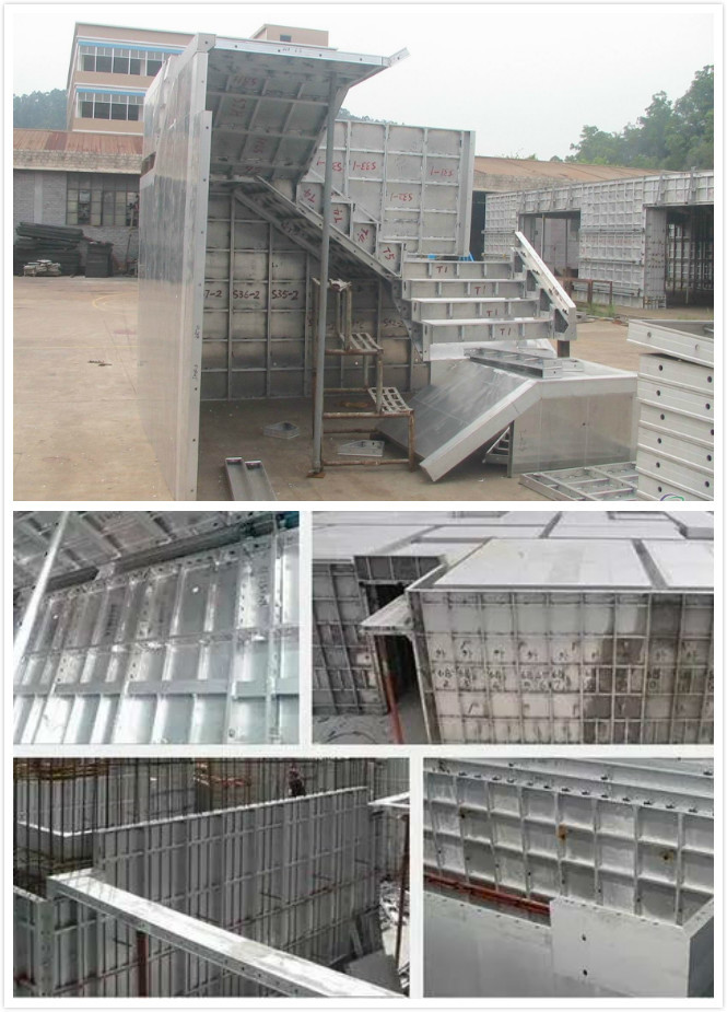 Template , Silver Aluminum Window Profiles High Bearing Capacity