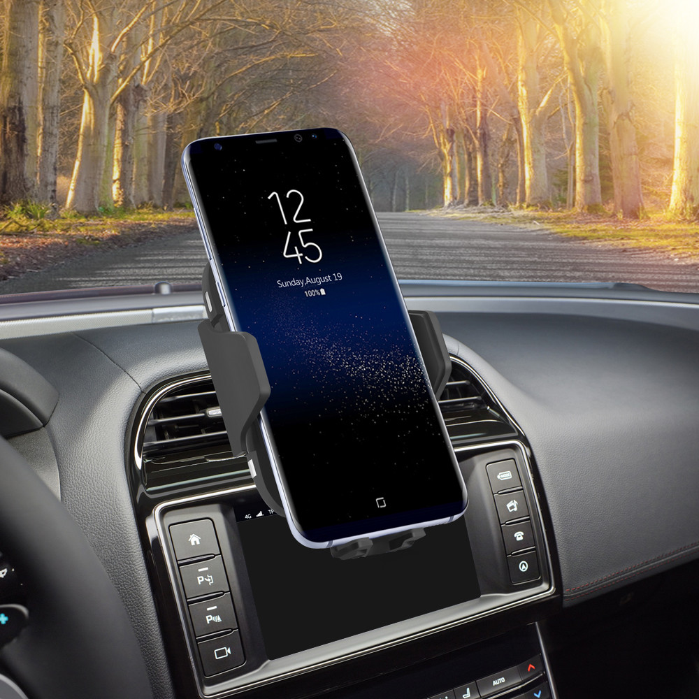 Fashion Car Holder Fast Wireless Phone Holder Charging Air Vent