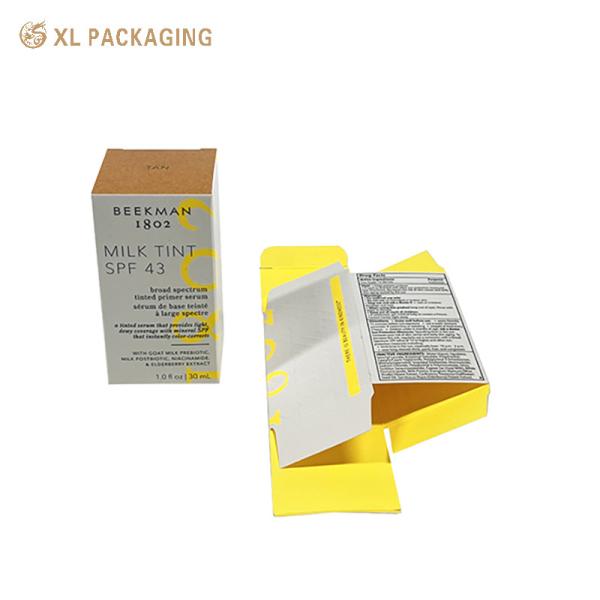 Custom Retail Skin Care Box Packaging Folding Cosmetic Paper Card Box Lipsticks