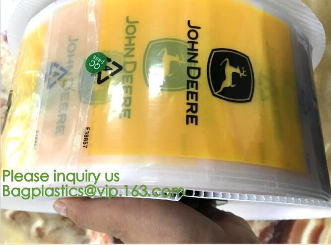 clear LLDPE easy tearing line pre-opened in roll bag,Factory custom LLDPE plastic autobag Preopened polybag on a Roll