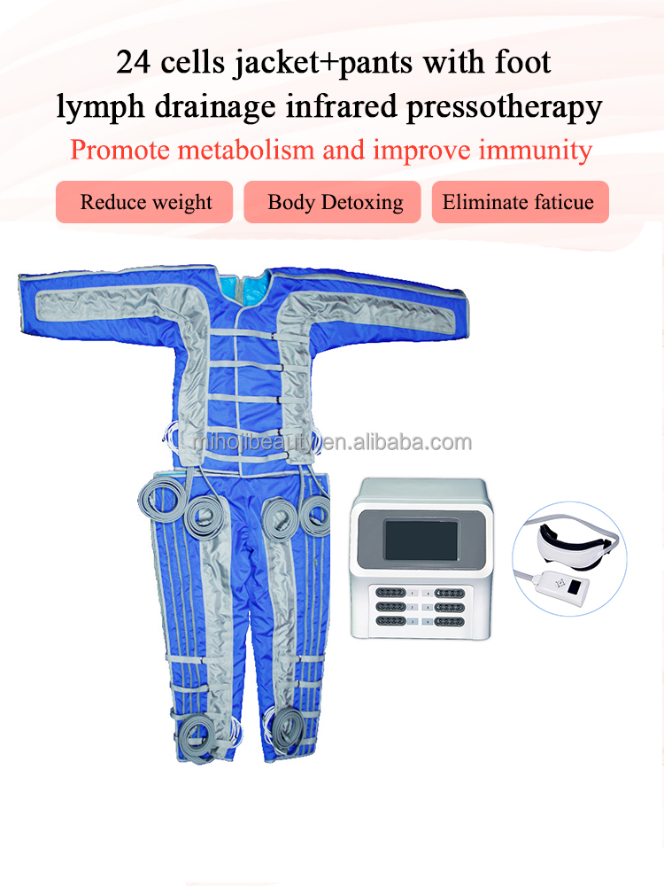 Detox ABS Lymph Massage Machine With Professional Pressotherapy Suit