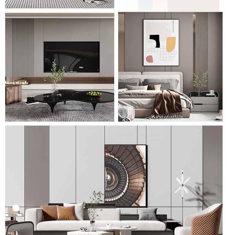 Bamboo Charcoal Wood Veneer Special Offer 1220*2440*5/8mm Flame Retardant Bamboo Charcoal Wood Eco-Friendly PVC Wall Panels Interior Decoration Wall