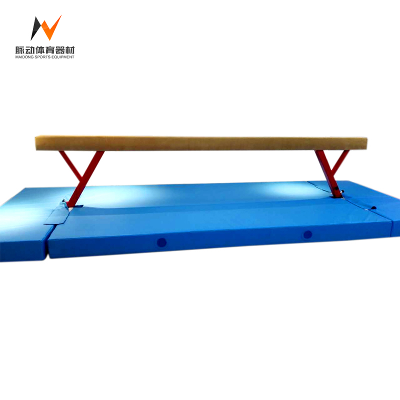 Customized Size Gymnastic Sport Equipment Balance Beam and Mat Set for Exercise Training
