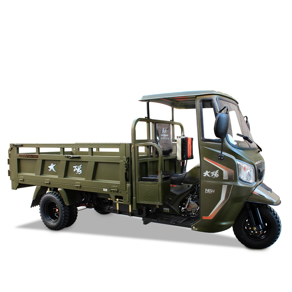 Powerful 200cc Water Cooling Engine Enclosed Cabin Motorcycle Tricycle for Adults