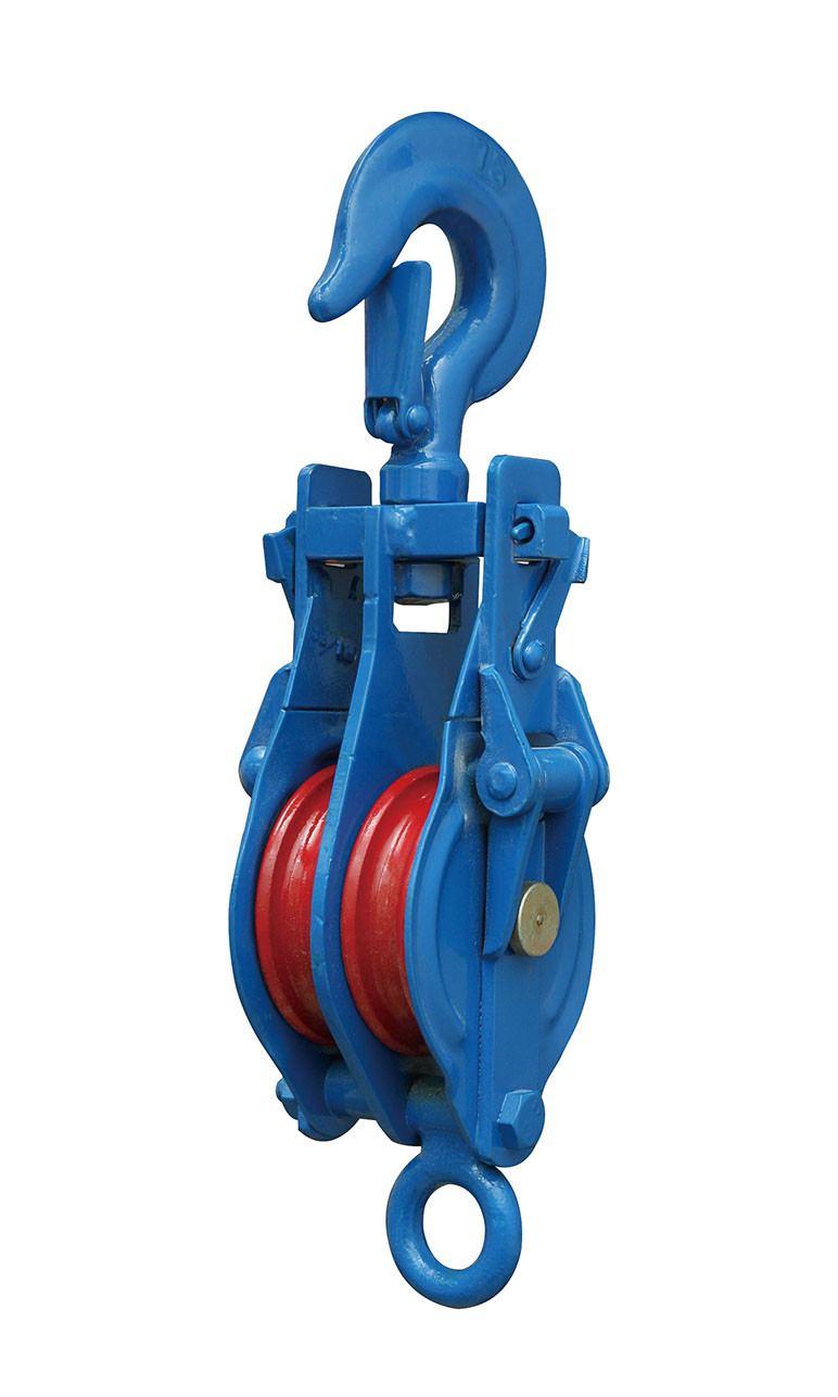 0.5 Ton - 10 Ton Snatch Block Double Sheave Block Pulley Wheel For Tow Truck , Wrecker