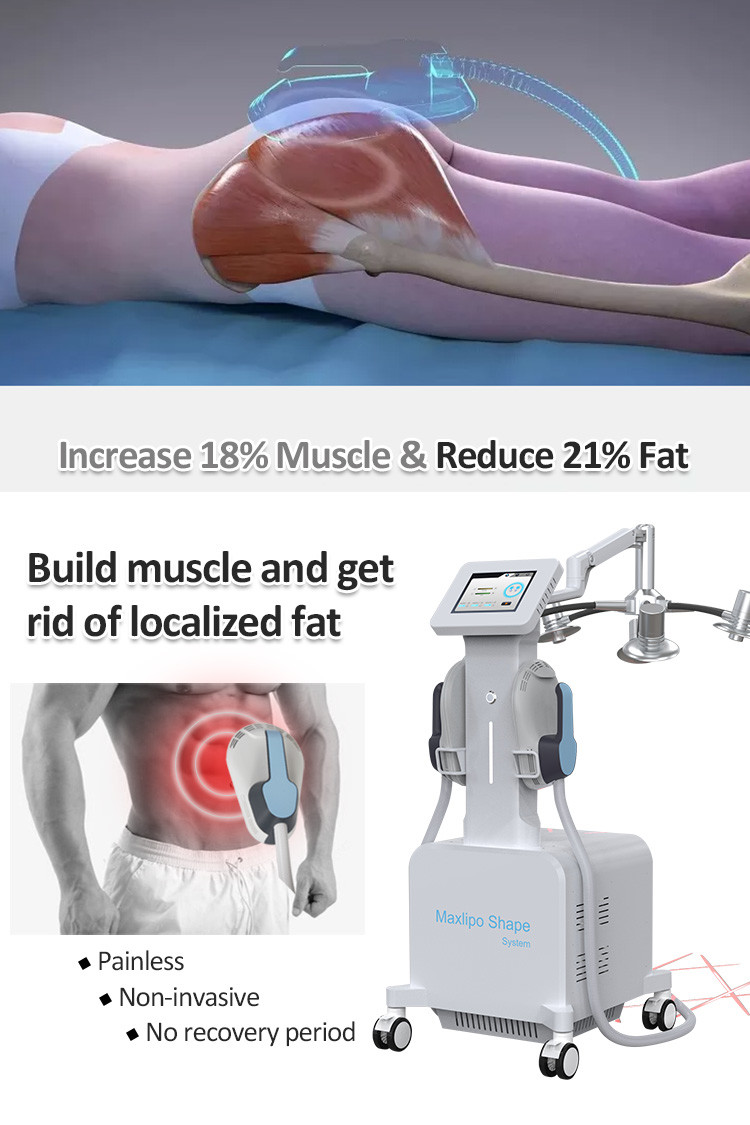800W-3500W Fat Melting Device 6D laser Muscle Building Machine