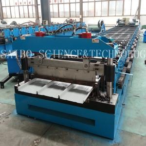 China Chrome Surface Roof Panel Roll Forming Machinery With 40GP Container on sale