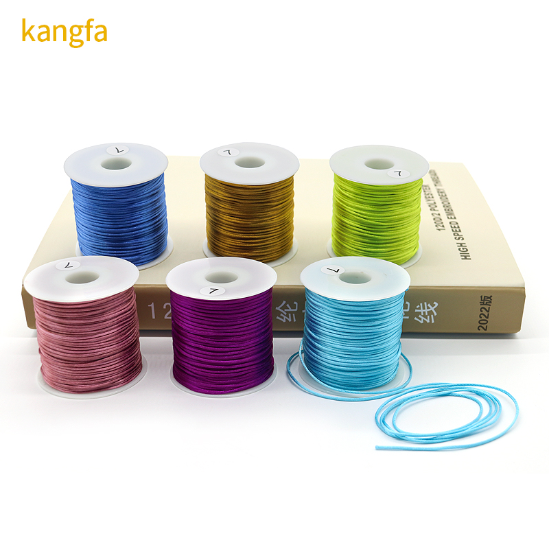 1mm Thick Nylon Braided Cord for DIY Bead Bracelets and Necklaces Jewelry Making