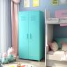 Buy cheap Home Bedroom Double Door Size Colorful Storage Cabinet Lockers For Children from wholesalers