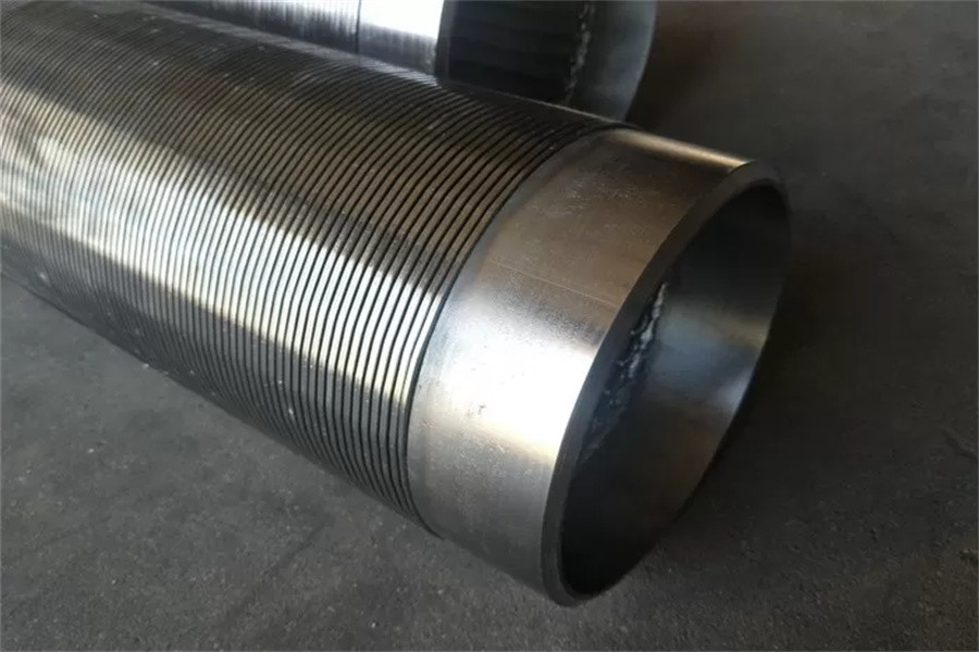 Anti Rust V Wire Screen Pipe Non Magnetic Easy Installation Wire Wrapped Pipe