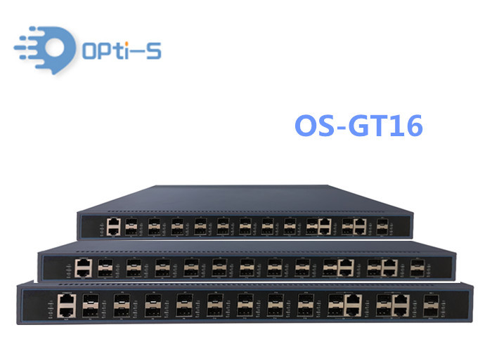 Cassette GPON OLT 16 ports 2*10GE Uplink SFP+ ports GPON OLT Broadcom chip pizzabox 1RU zte huawei fiberhome