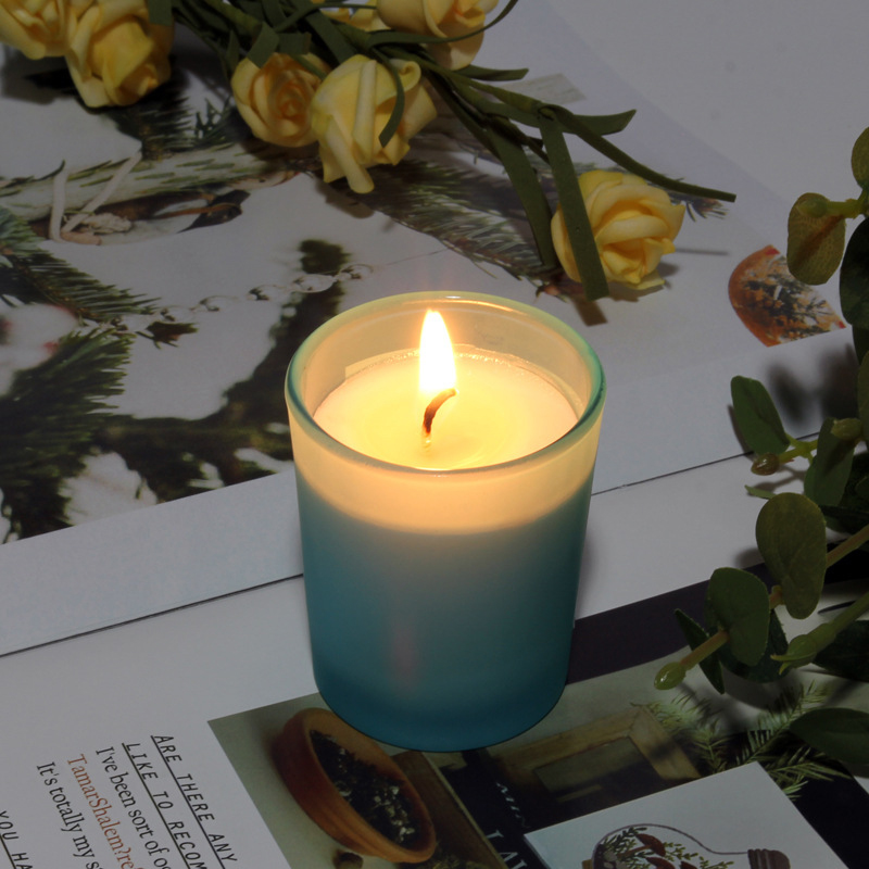 Tapered Jar Soy Wax Candles , smokeless scented candles 80mm Size