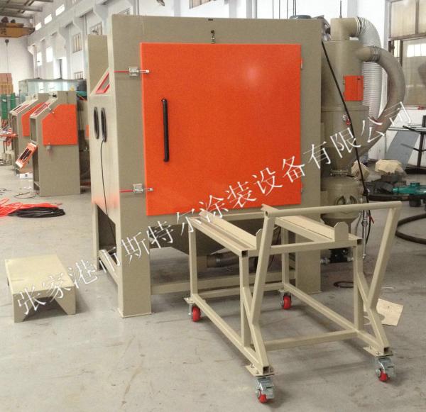 Cabinet Abrasive Blasting Machine Heat Treated Parts Welded Parts Castings