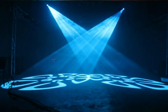 300W White LED Stage Lights 3 / 5 Facet Prism With Rotation Water Effect