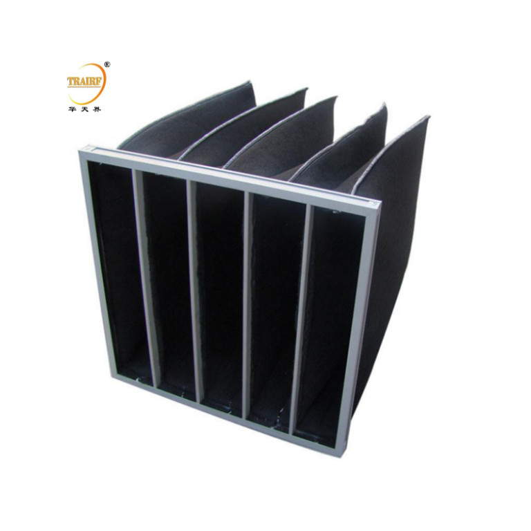 Pocket Medium Efficient Activated Carbon Bag Filter for Odor Remover