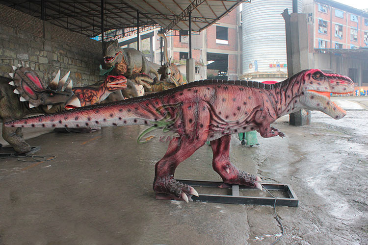 Handmade Realistic Animatronic T Rex Snow Proof For Indoor / Outdoor Venues