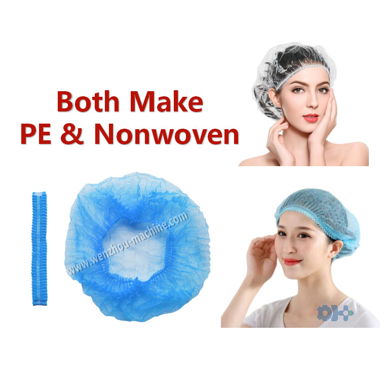 Fully Automatic High-Speed Disposable Non-Woven Bouffant Cap Making Machine