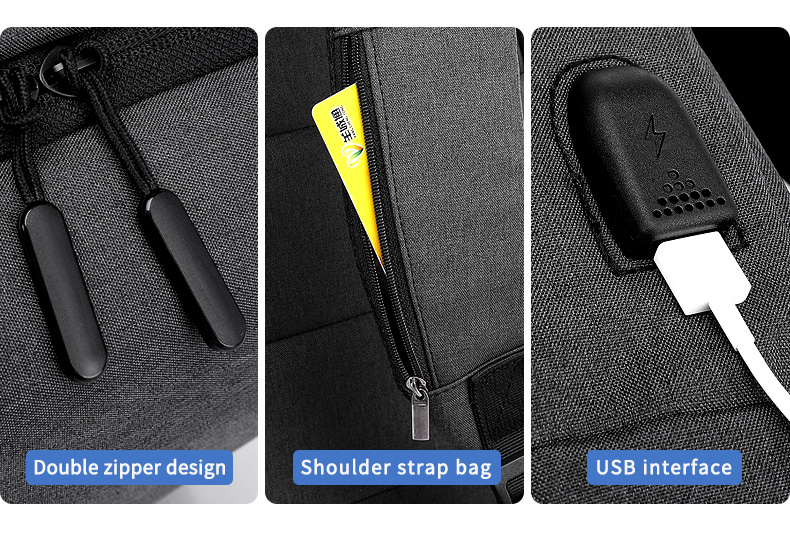 High quality custom logo usb charging men business notebook school waterproof backpack men bagpack laptop backpack