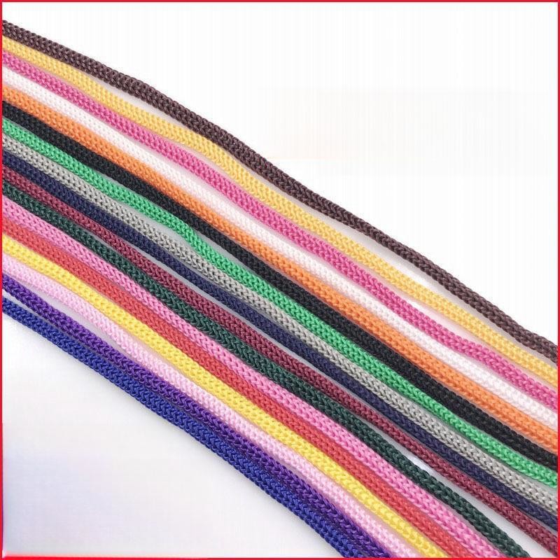 Pink DIY 3mm Polypropylene Rope Purple Double Braided Polypropylene Rope